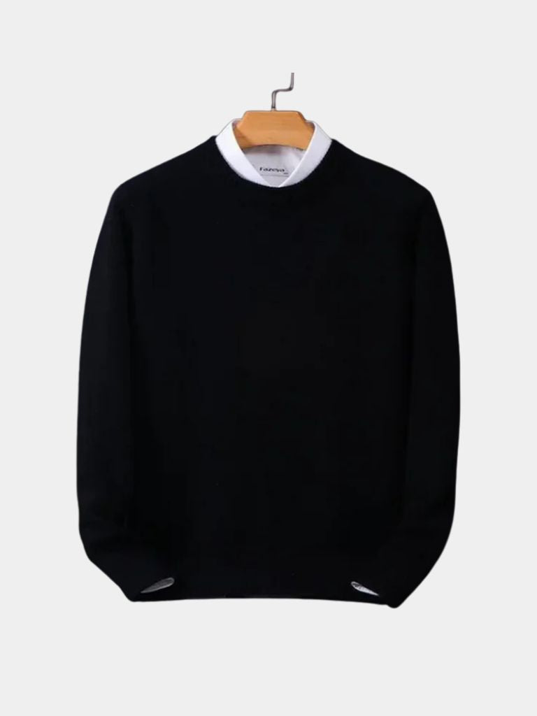 Linear Core Cotton Pullover - Dalton & Rowe