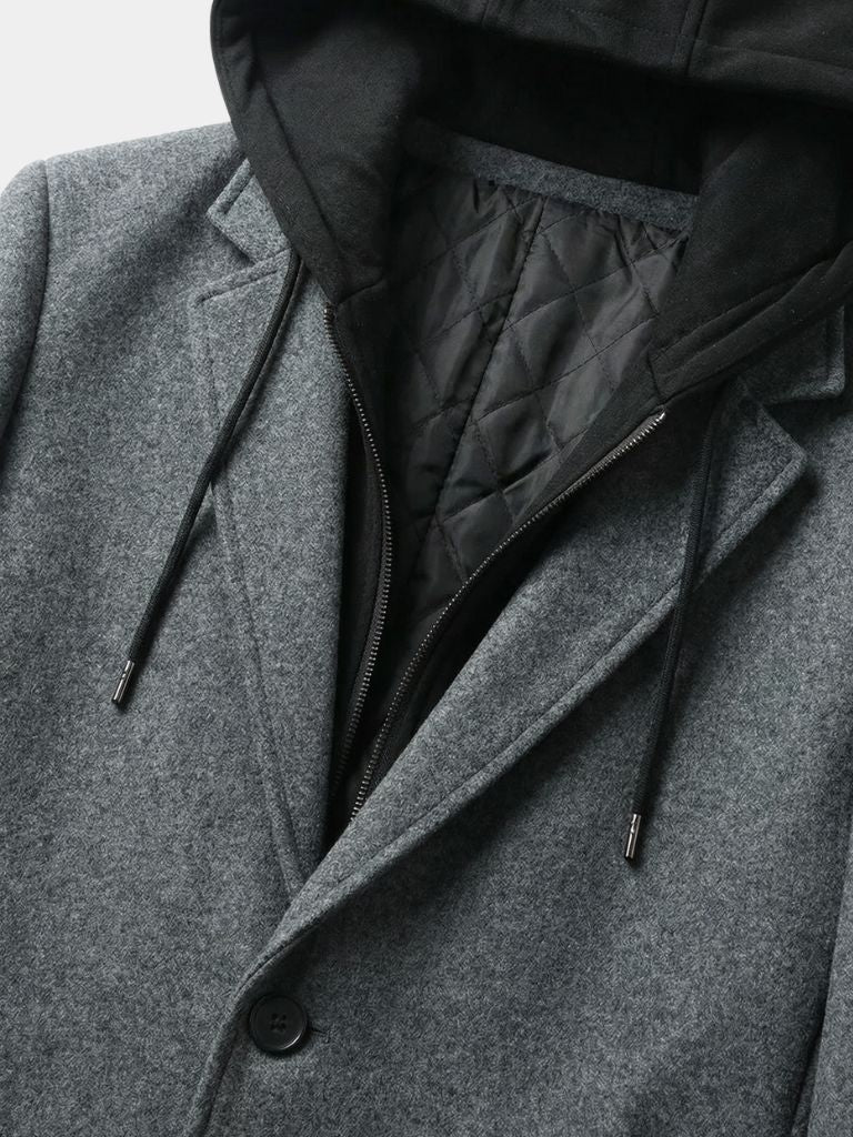 Metropolitan Hooded Overcoat - Dalton & Rowe