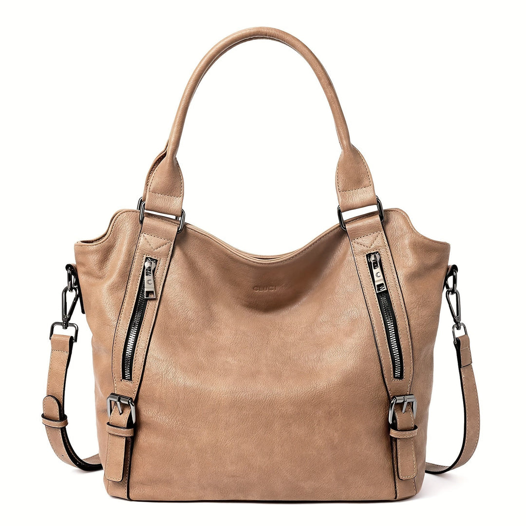 Laurine | Bolsa Tote Elegante Multi-Zips