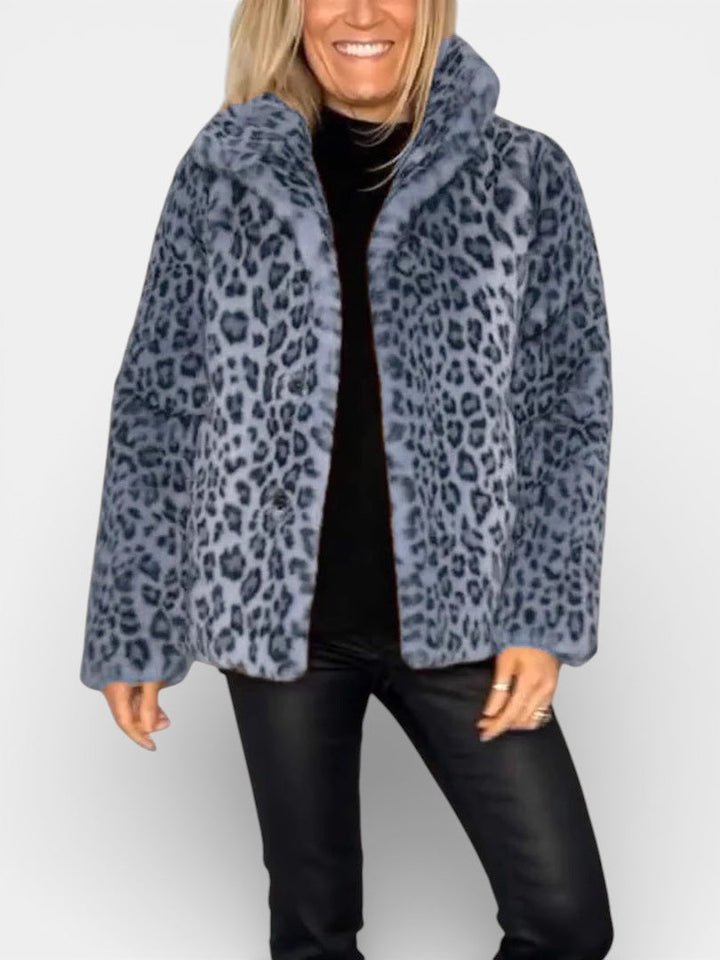 Leia - Abrigo Leopardo Elegante