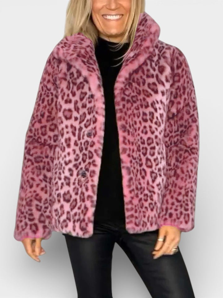 Leia - Abrigo Leopardo Elegante