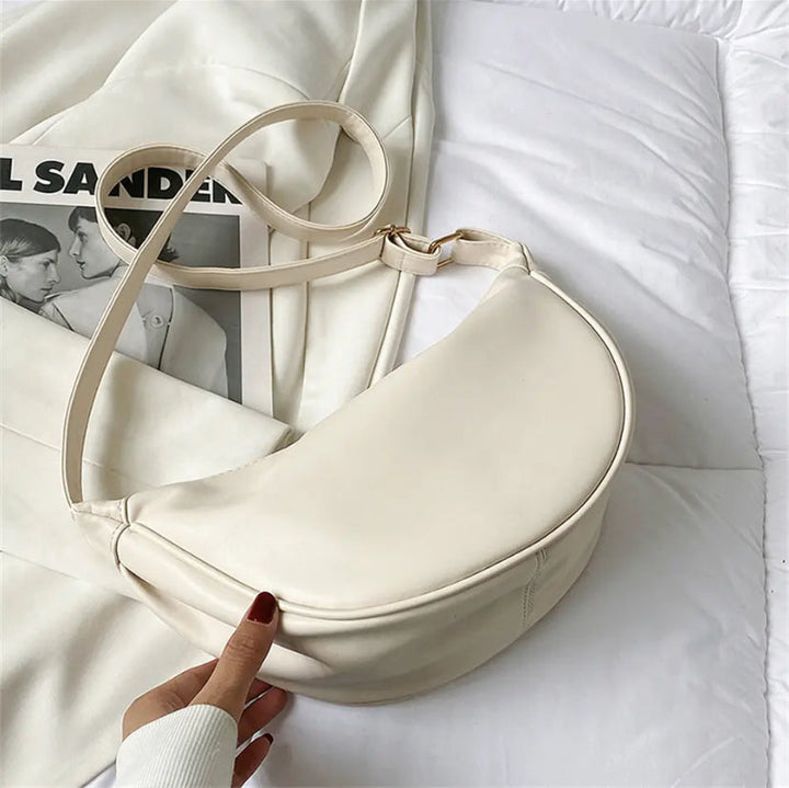 Léa | Bolsa Bandolera Media Luna Minimalista