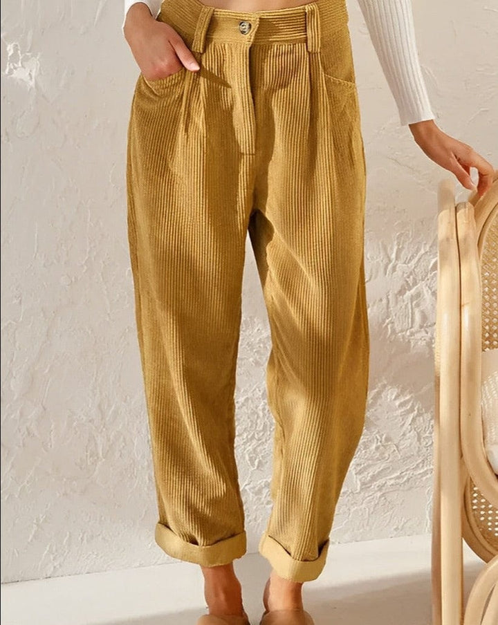 Colette | Pantalón Texturizado Vintage