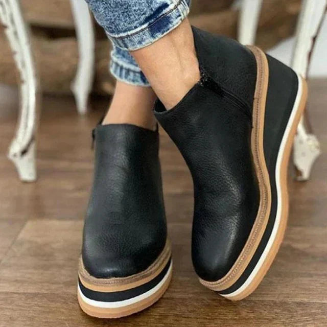 Séverine | Botines Confortables con Plataforma