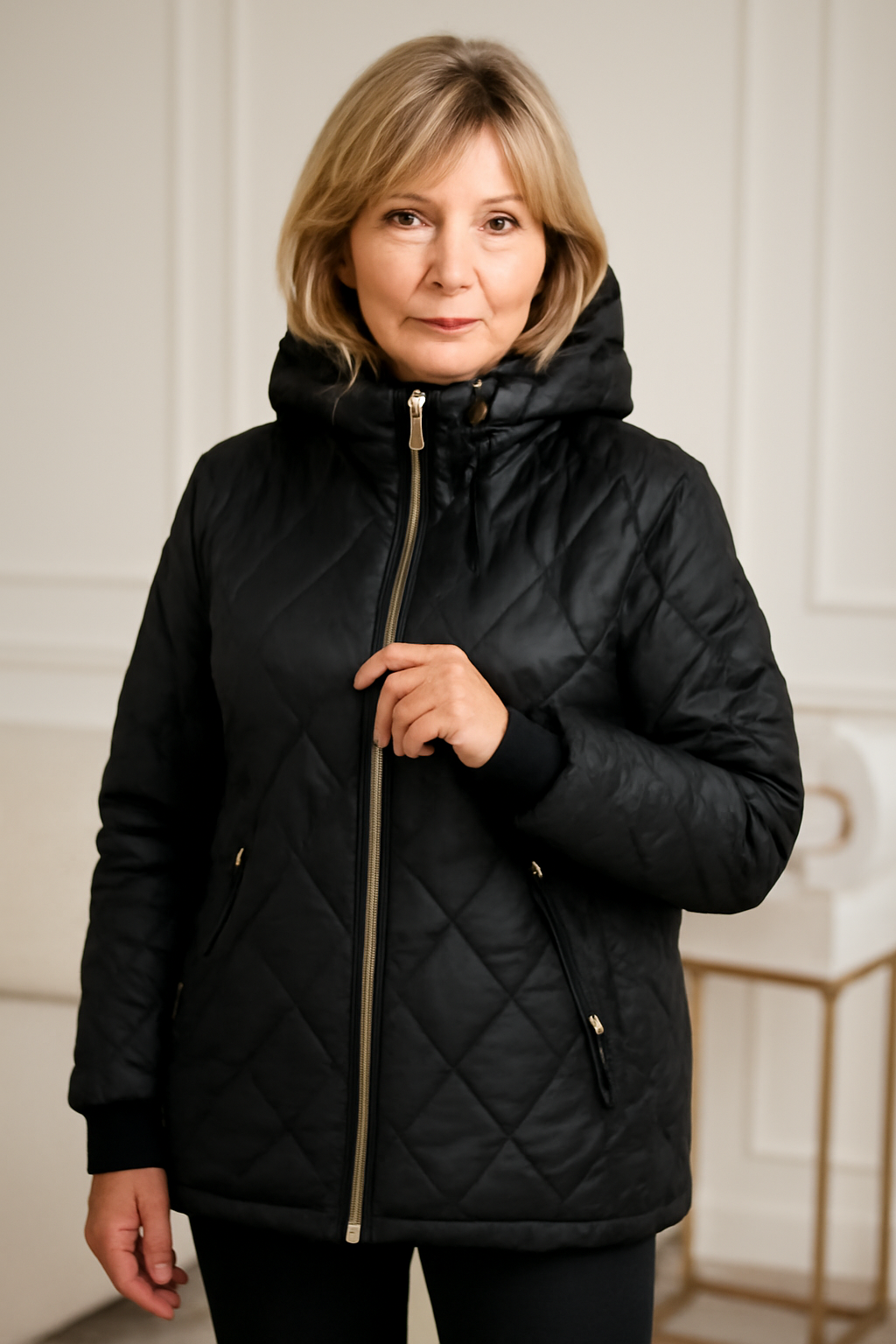 Elena - Chaqueta Acolchada Elegante