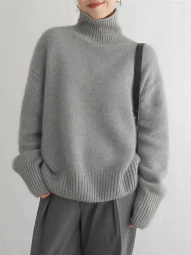 Clotilde | Suéter de Cuello Alto Intemporal