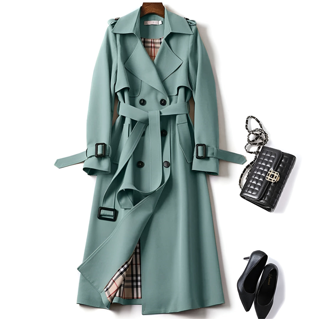 Helena - Trench-Coat Elegante de Otoño