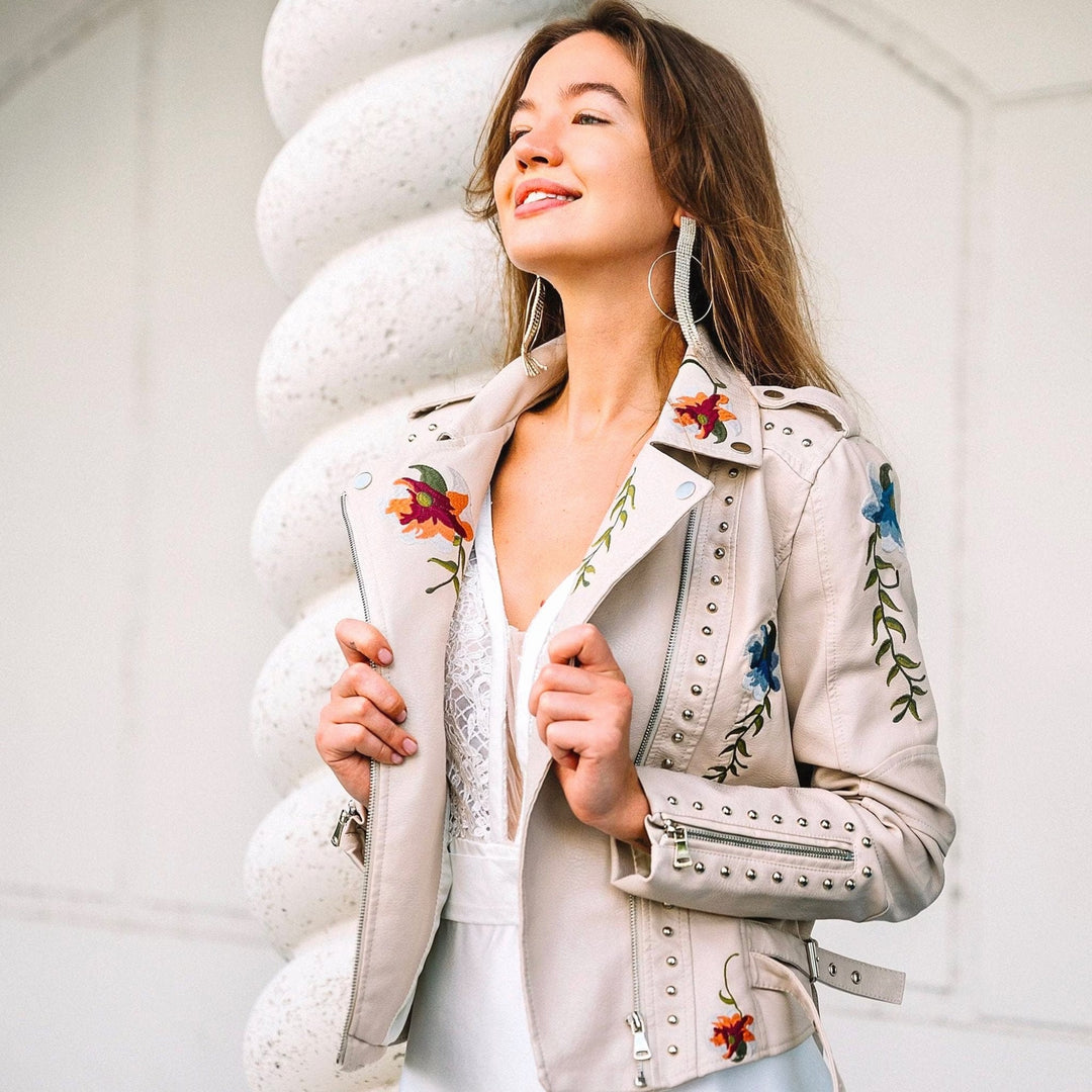 Livia - Chaqueta Floral Retro Chic