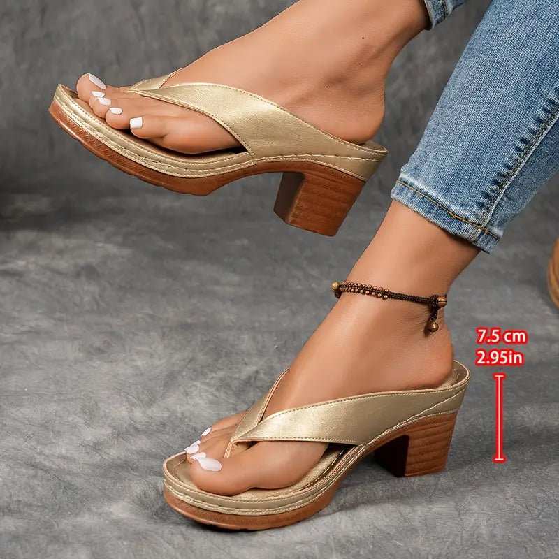 Leona | Sandalias Ortopédicas con Tacón