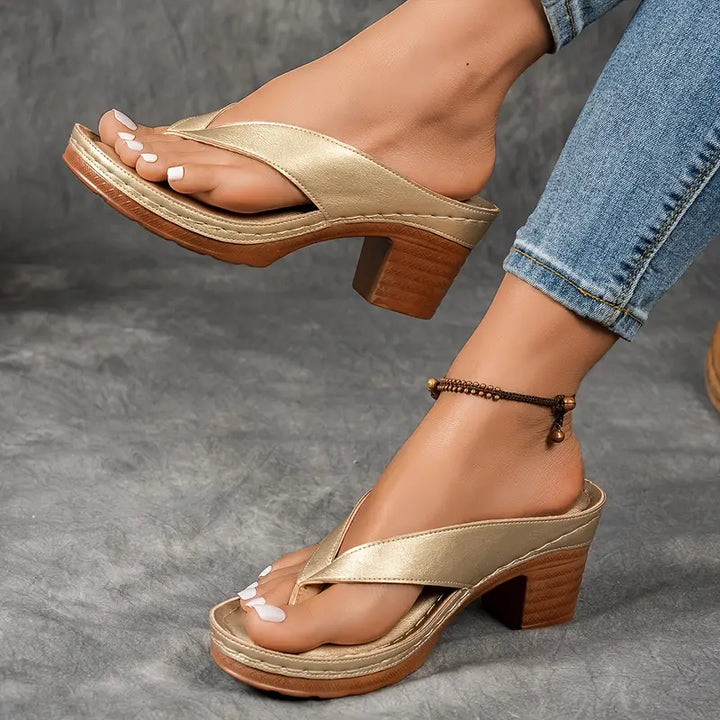 Leona | Sandalias Ortopédicas con Tacón