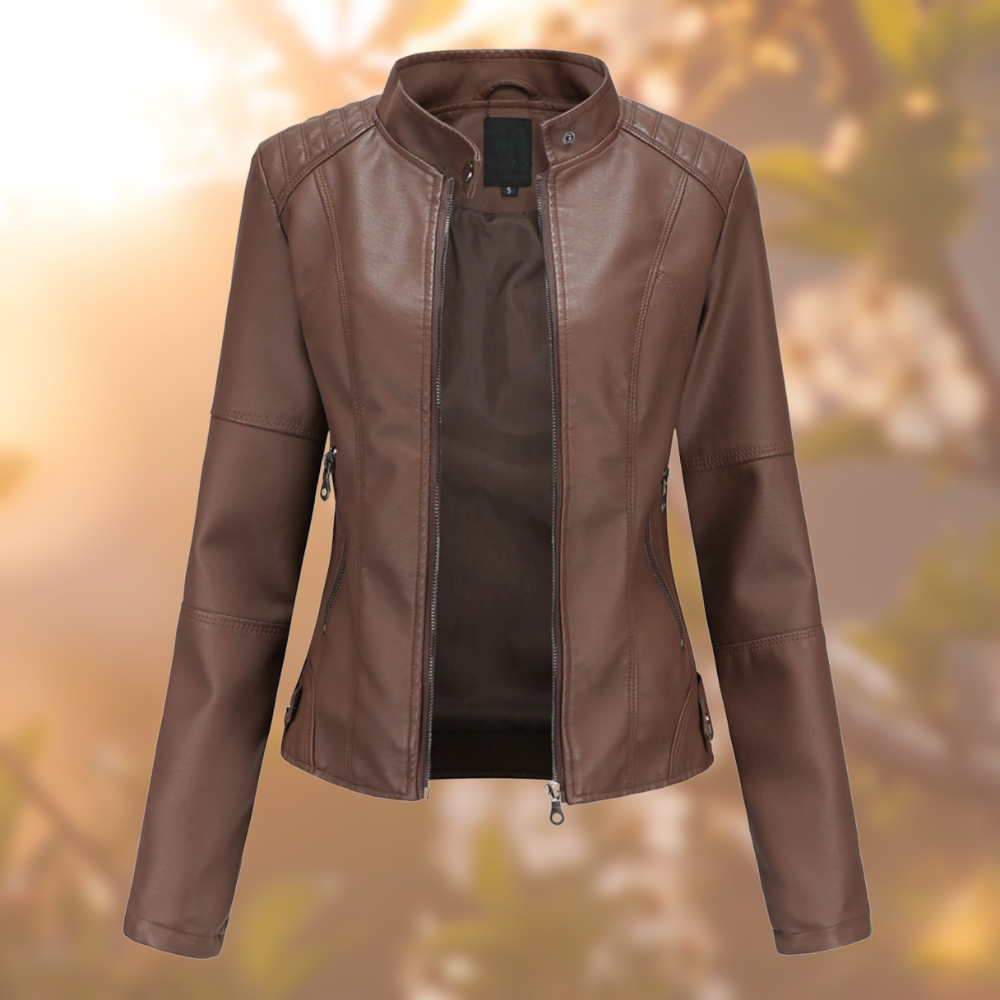 Amora - Chaqueta de Cuero Elegante
