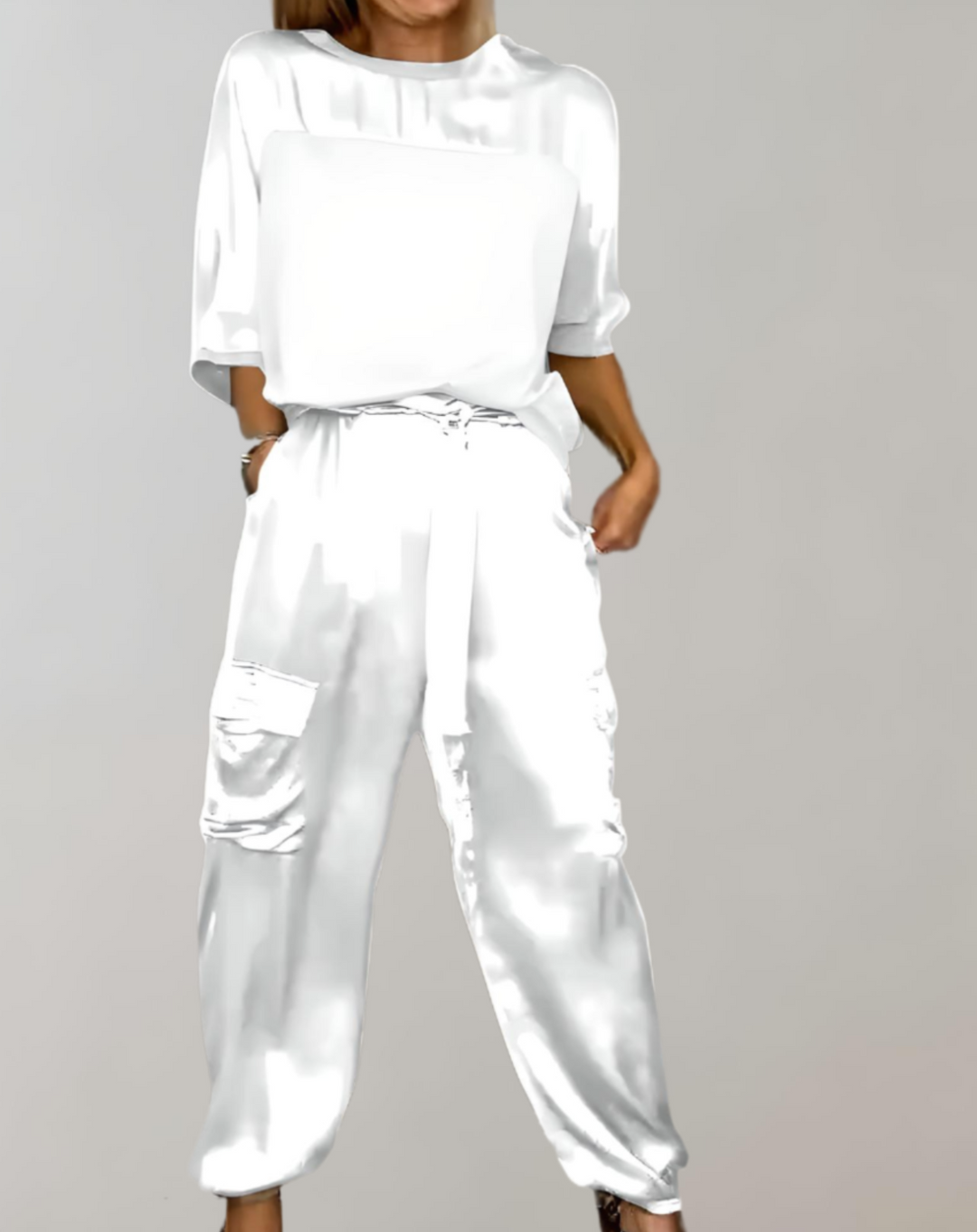 Finley - Conjunto de Lounge Cargo de Seda