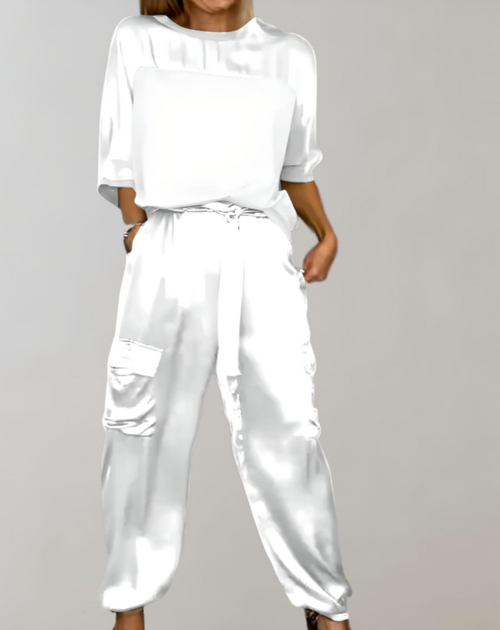 Finley - Conjunto de Lounge Cargo de Seda