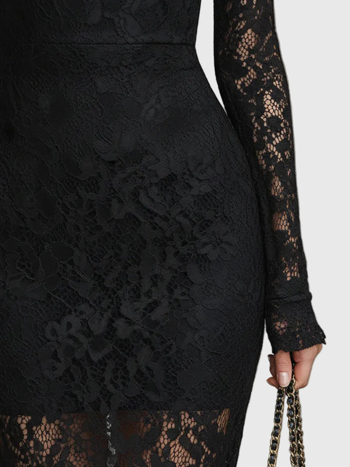 Séraphine | Vestido Maxi Encaje Elegante