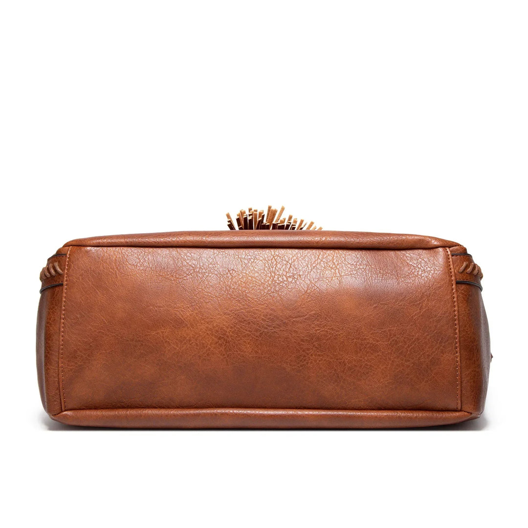 Adèle | Bolso de Hombro Bohemio con Borlas