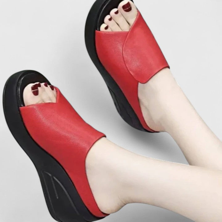 Hortense | Mules Ortopédicas con Cuña