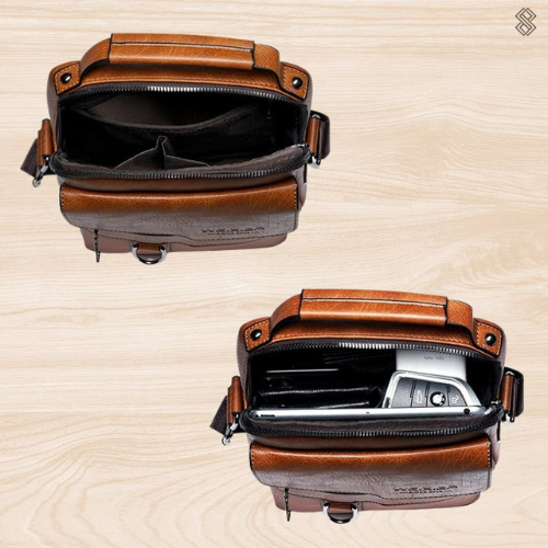 Augustine | Bolso Bandolera Vintage Estructurado