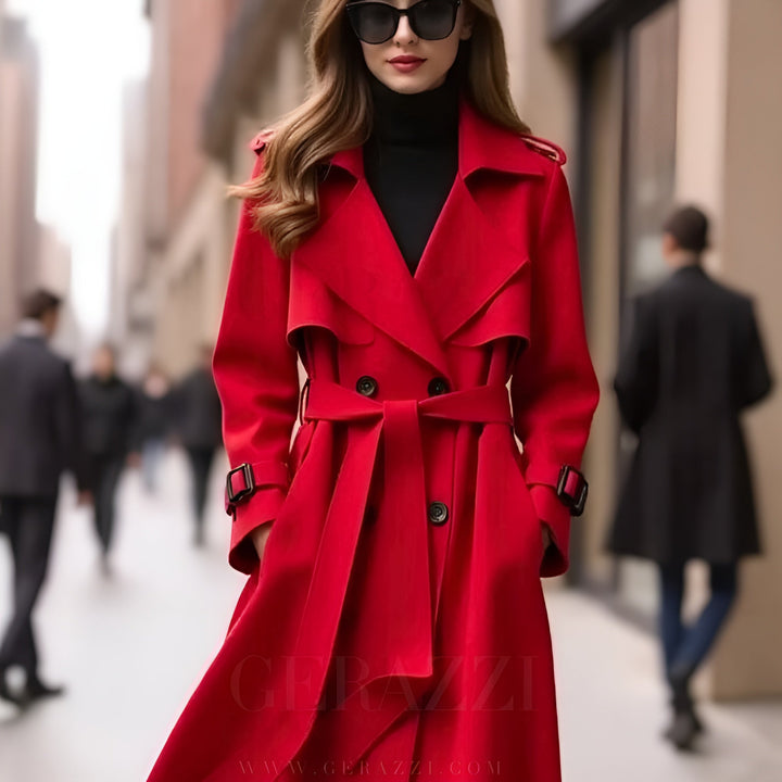 Helena - Trench-Coat Elegante de Otoño