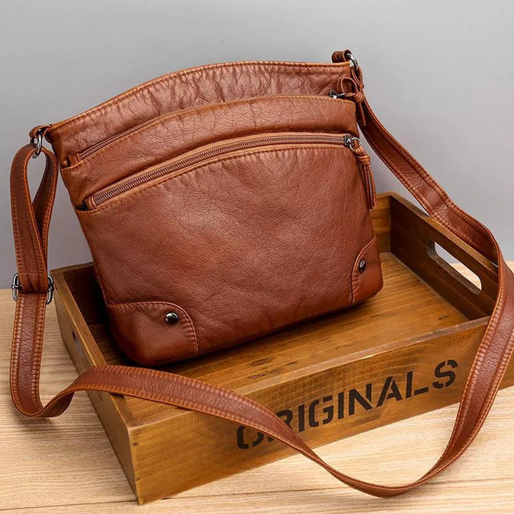 Margaux | Bolso Bandolera Clásico Multi-Bolsillos