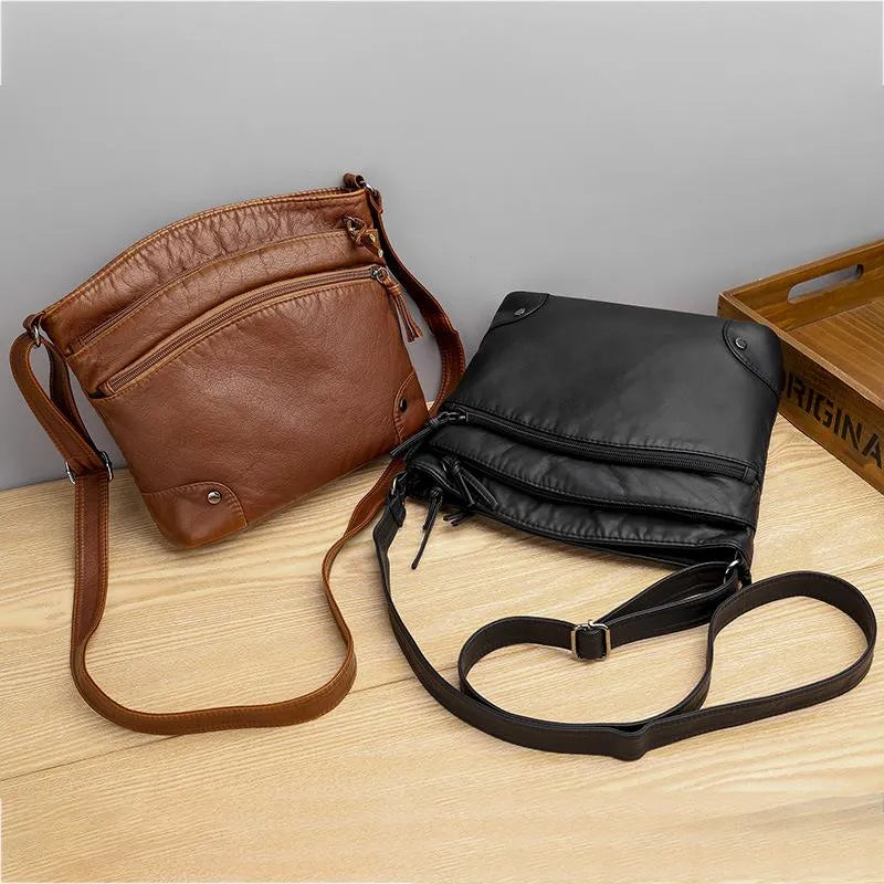 Margaux | Bolso Bandolera Clásico Multi-Bolsillos