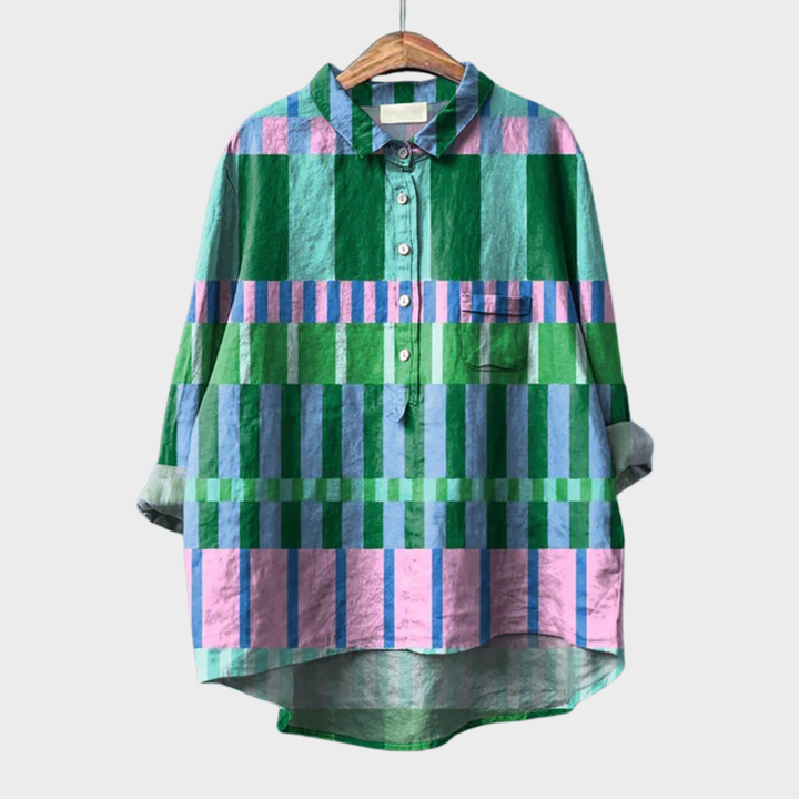 Azélie | Blusa Gráfica Colorida