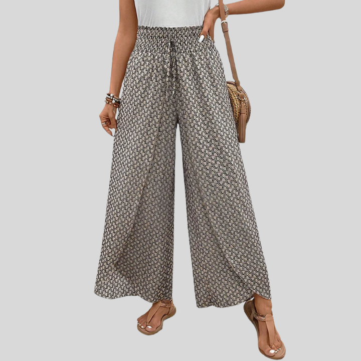 Gabrielle | Pantalón Palazzo Impreso Elegante
