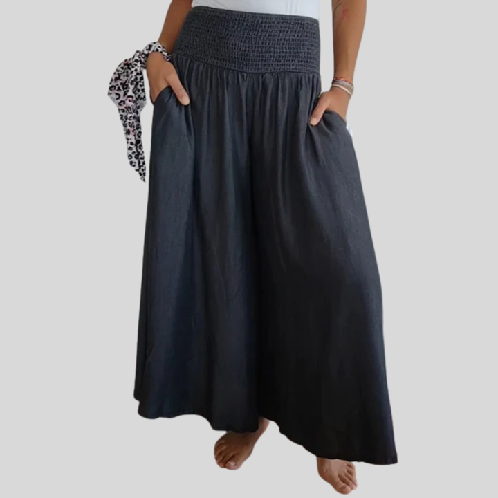 Delphine | Pantalón Amplio Fluido Romántico