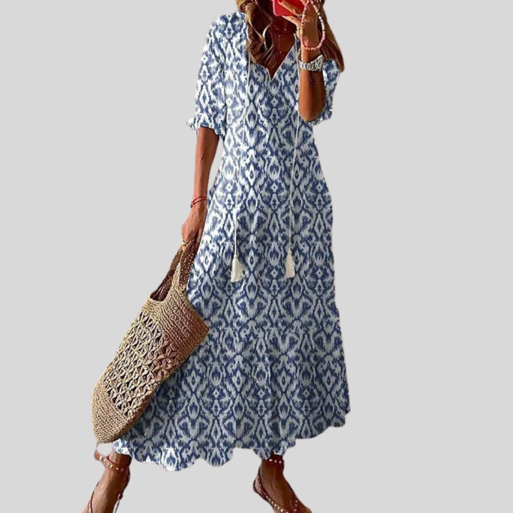 Michaela | Vestido Maxi Bohemio Chic