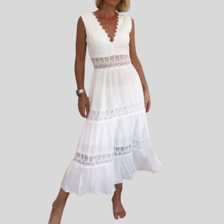 Amandine | Vestido Maxi Encaje