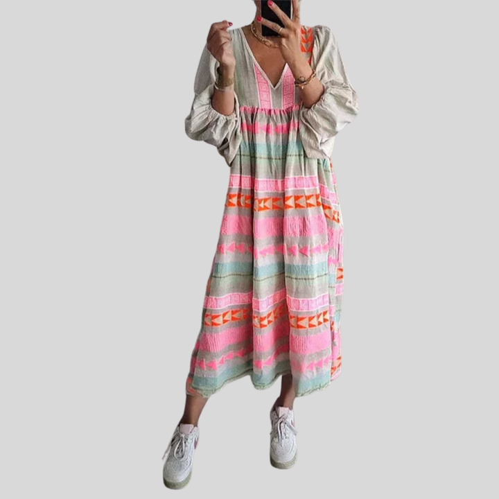 Éléonore | Vestido Bohemio Patchwork