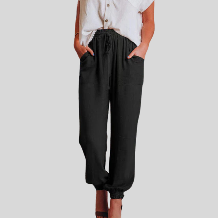 Kaeli – Pantalones Elegantes con Cordon