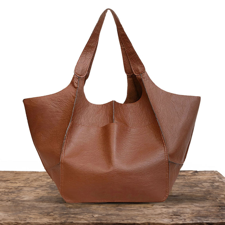 Élise | Bolsa Tote Oversize de Cuero Suave