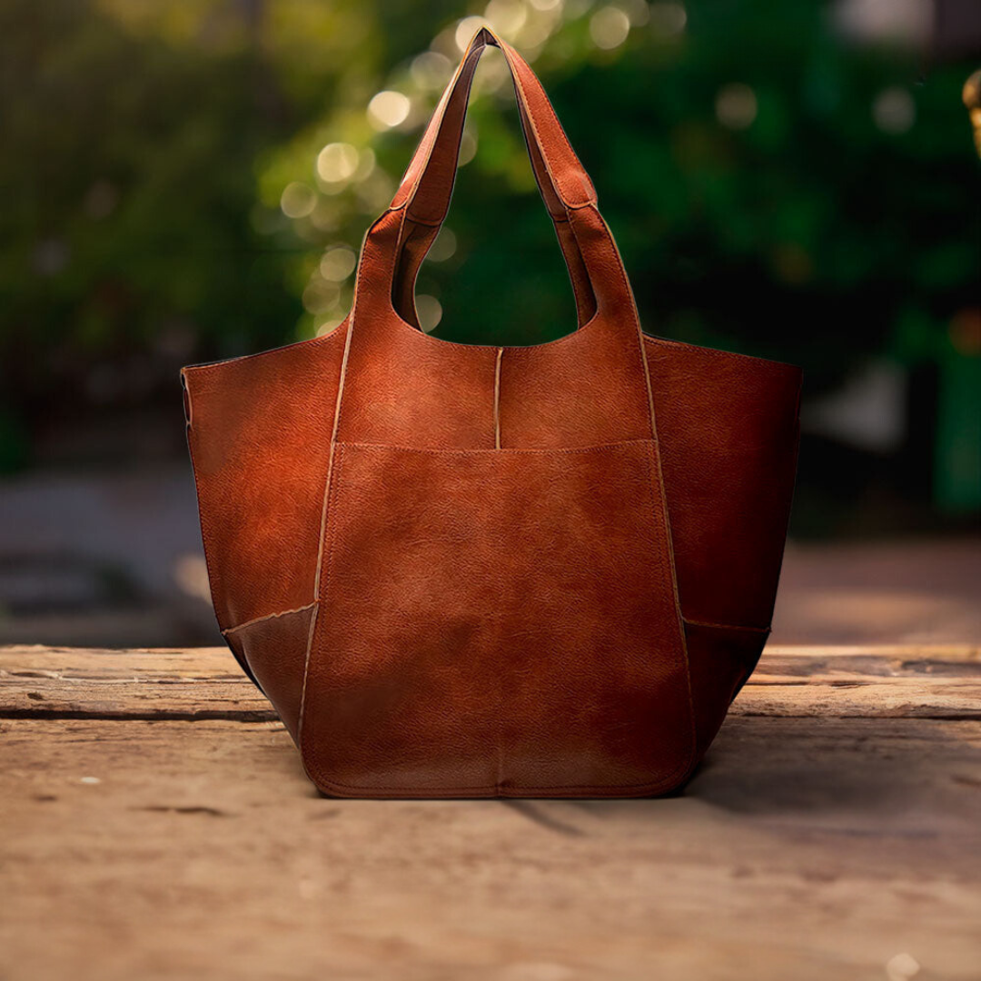 Élise | Bolsa Tote Oversize de Cuero Suave