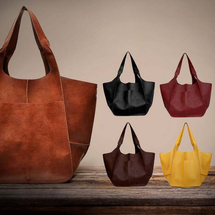 Élise | Bolsa Tote Oversize de Cuero Suave