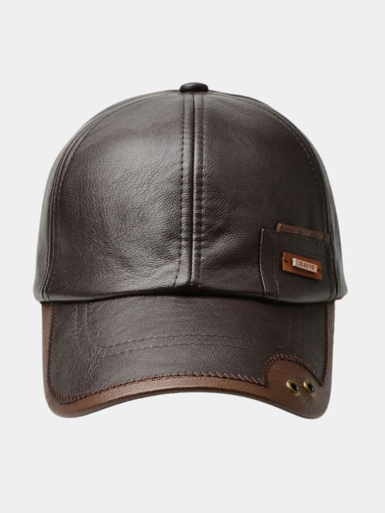 Rustic Crown Leather Cap - Dalton & Rowe