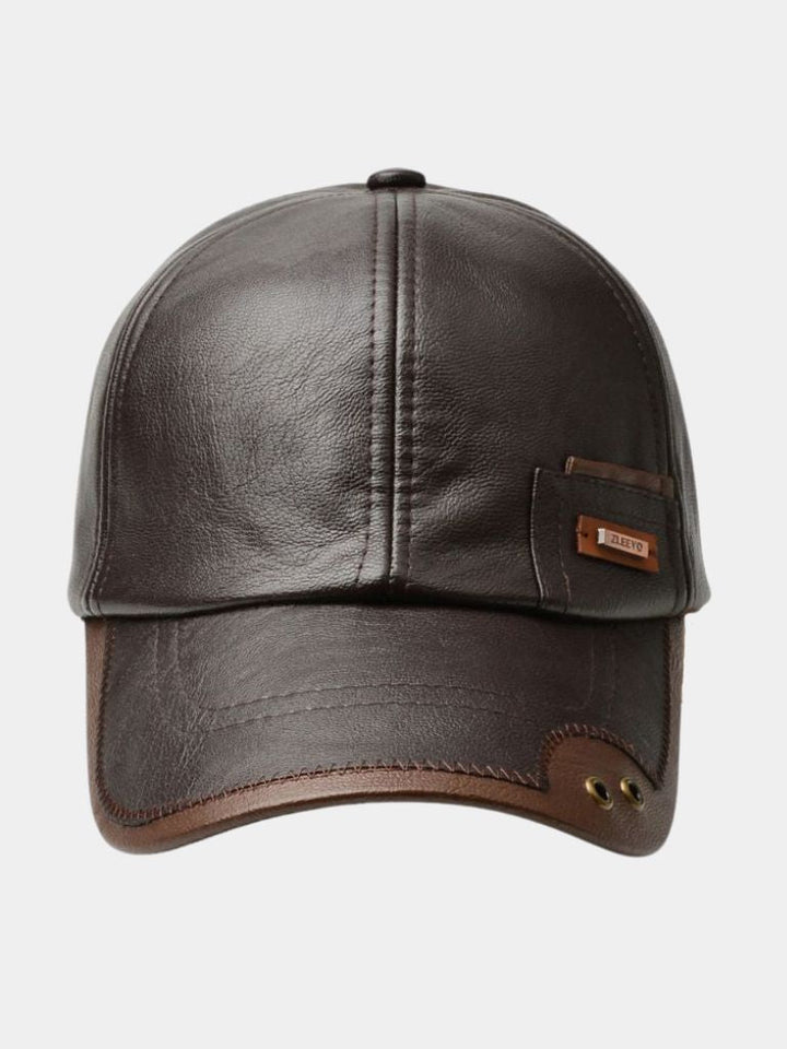 Rustic Crown Leather Cap - Dalton & Rowe