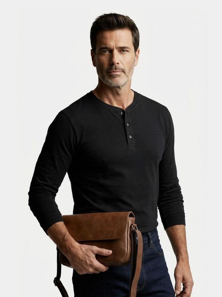 Milan Essential Leather Shoulder Bag - Dalton & Rowe