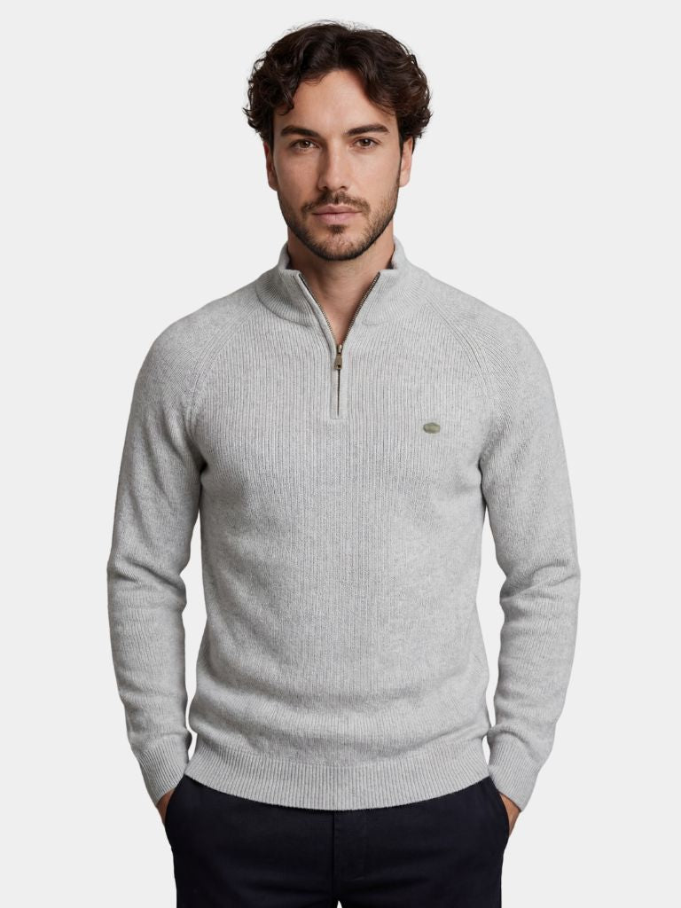 Elegant Quarter Zip Sweater - Dalton & Rowe