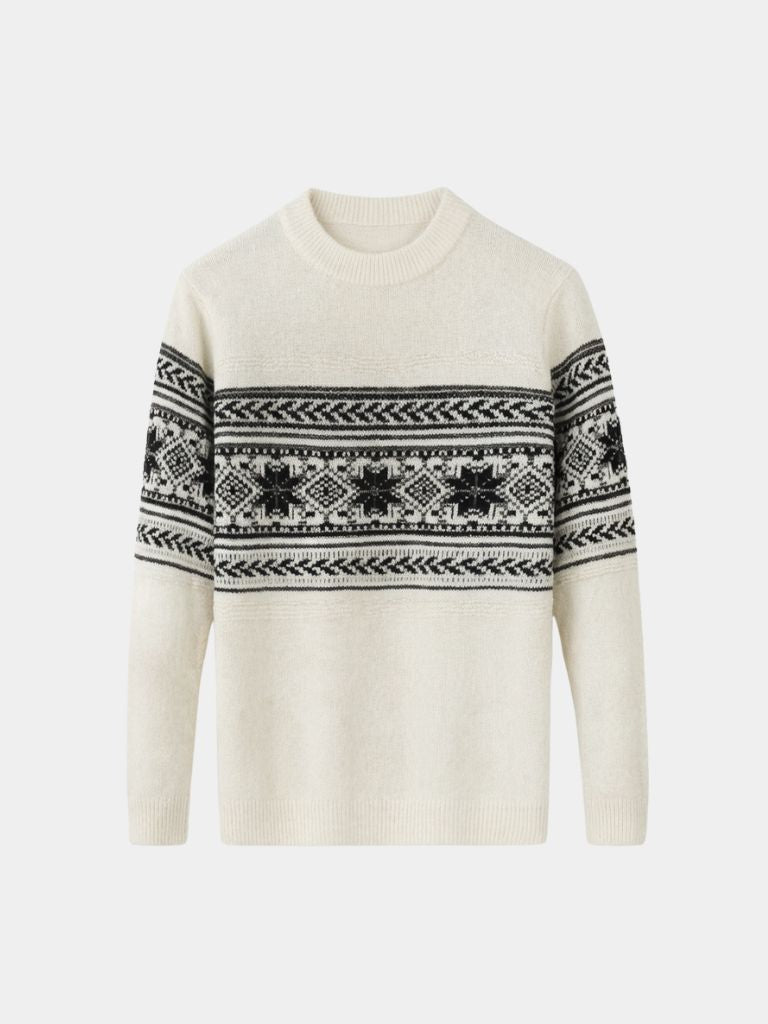 100% Wool Fair Isle Pullover Sweater Jumper - Dalton & Rowe