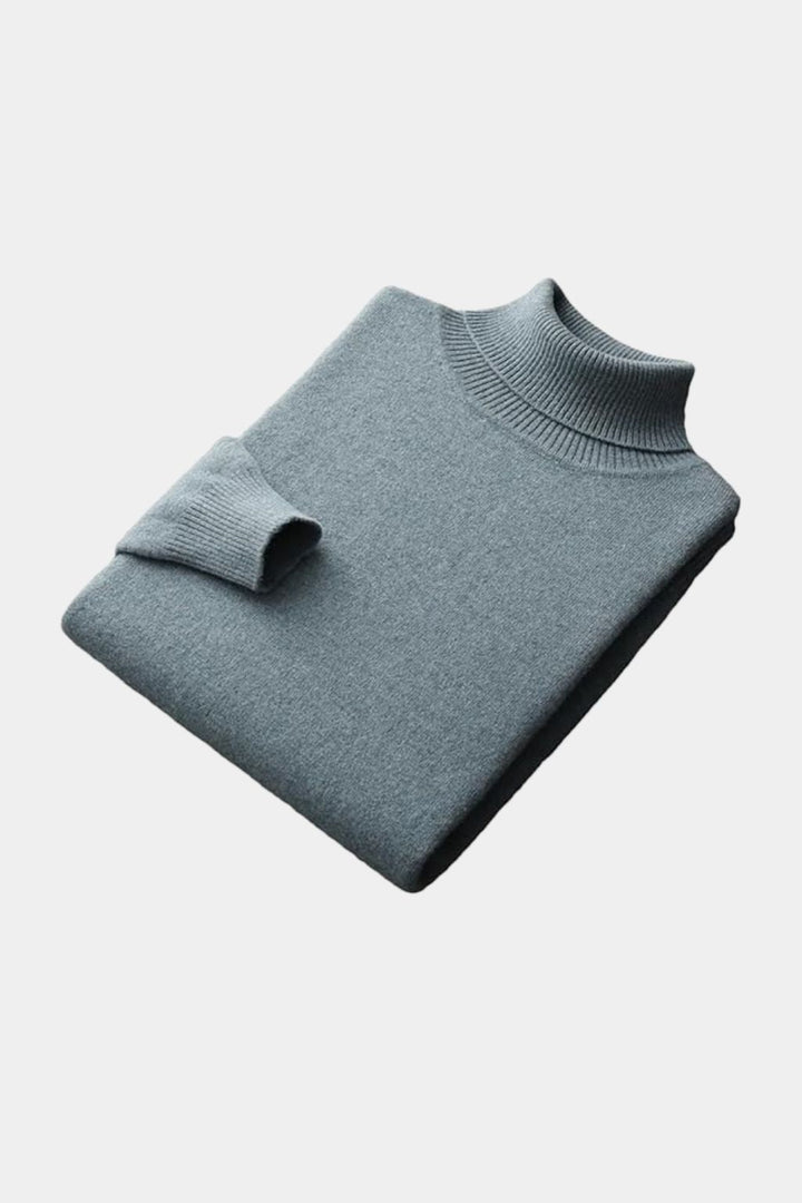 100% Merino Wool Turtleneck Sweater - Dalton & Rowe