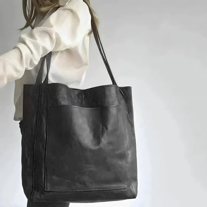 Charlotte | Bolsa Tote de Cuero Vintage Auténtico