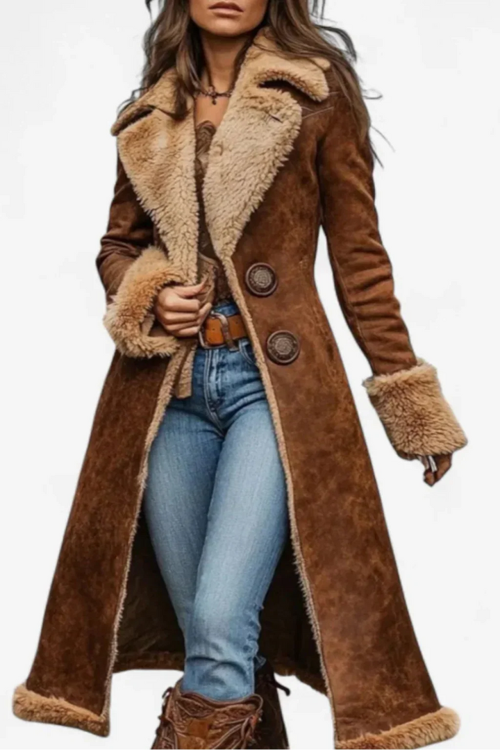 Edda - Abrigo Vintage Elegante
