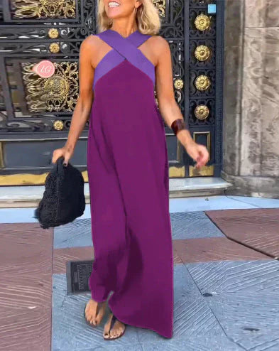 Calistée | Vestido Largo Elegancia Cruzada