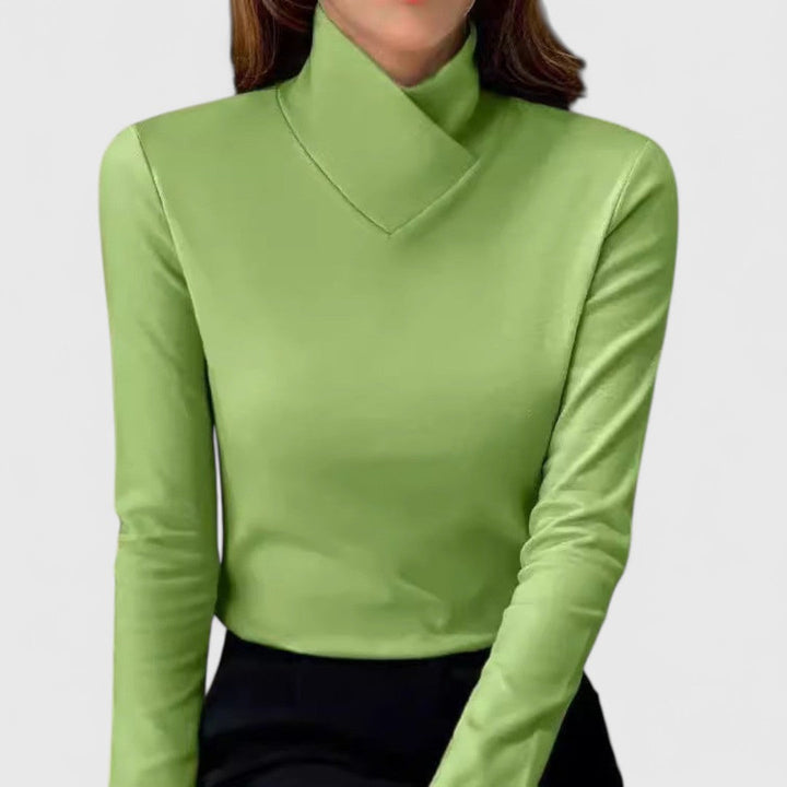 Clair | Top de Cuello Cruzado Elegante