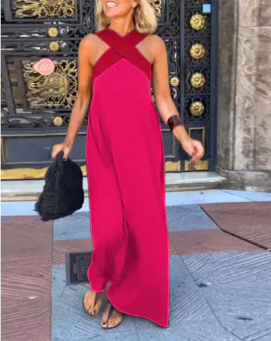 Calistée | Vestido Largo Elegancia Cruzada