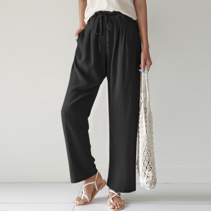 Vara - Pantalones de Relax con Cordón