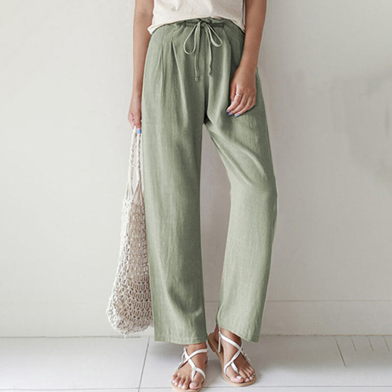 Vara - Pantalones de Relax con Cordón