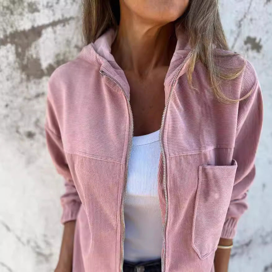 Clémence - Chaqueta de Terciopelo Cómoda