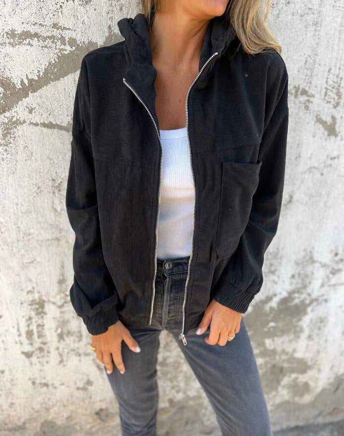 Clémence - Chaqueta de Terciopelo Cómoda