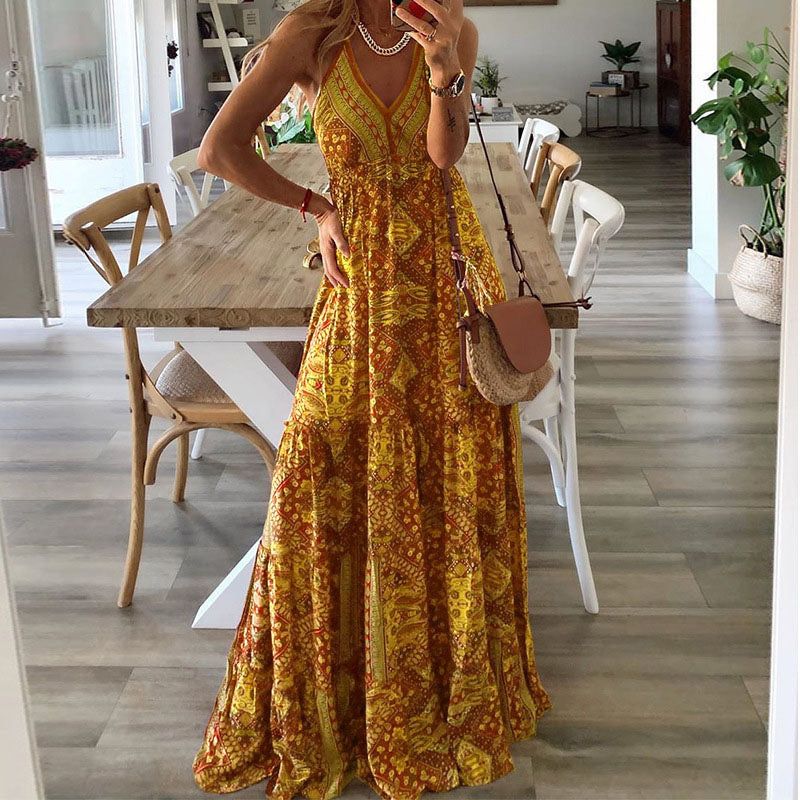 Florine | Vestido Maxi Bohemio